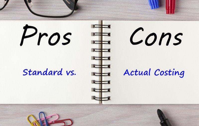 Pros and Cons of Standard Versus Actual Costing for Manufacturers