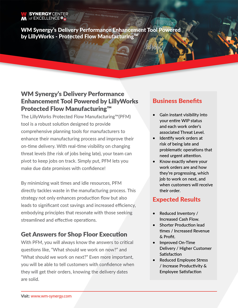 Protected Flow Manufacturing Powered by LillyWorks