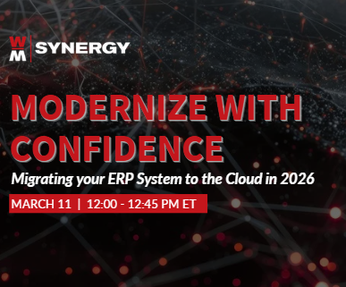 Webinar: Modernize with Confidence: Migrating your ERP System to the Cloud in 2026