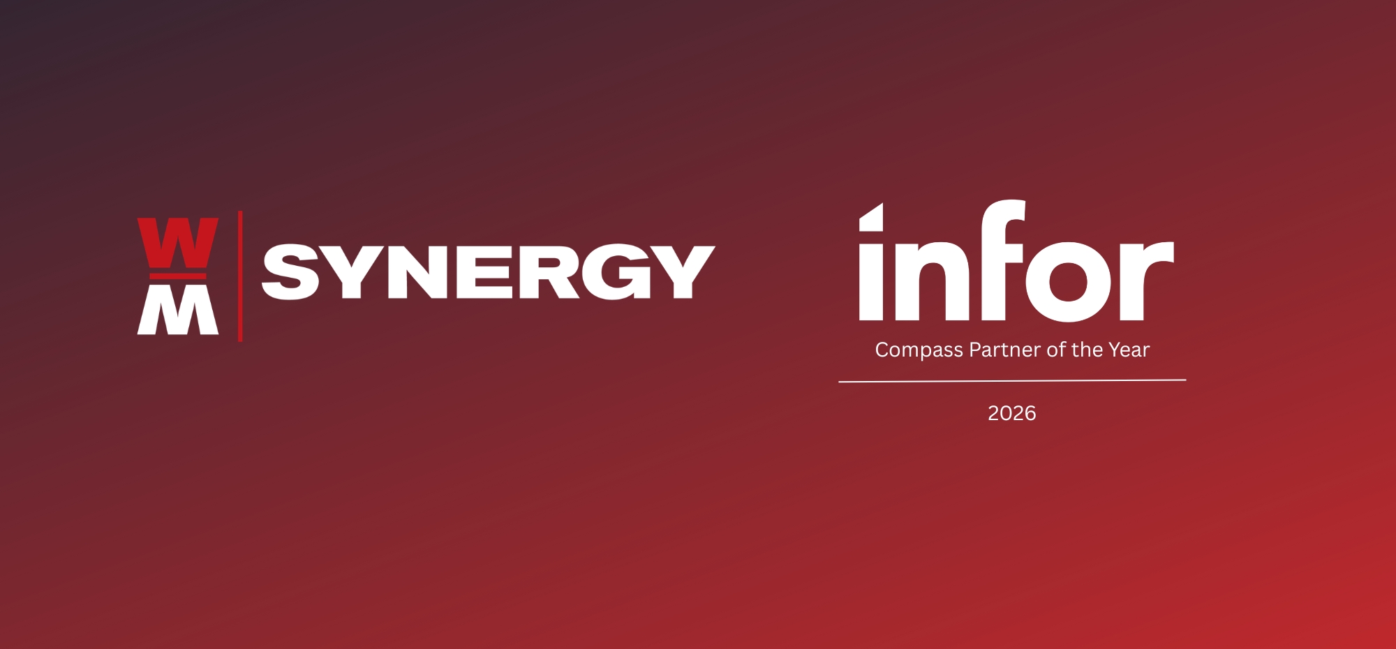 WM Synergy Named Infor Compass Partner of the Year