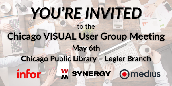 Chicago VISUAL User Group Meeting – May 6, 2026